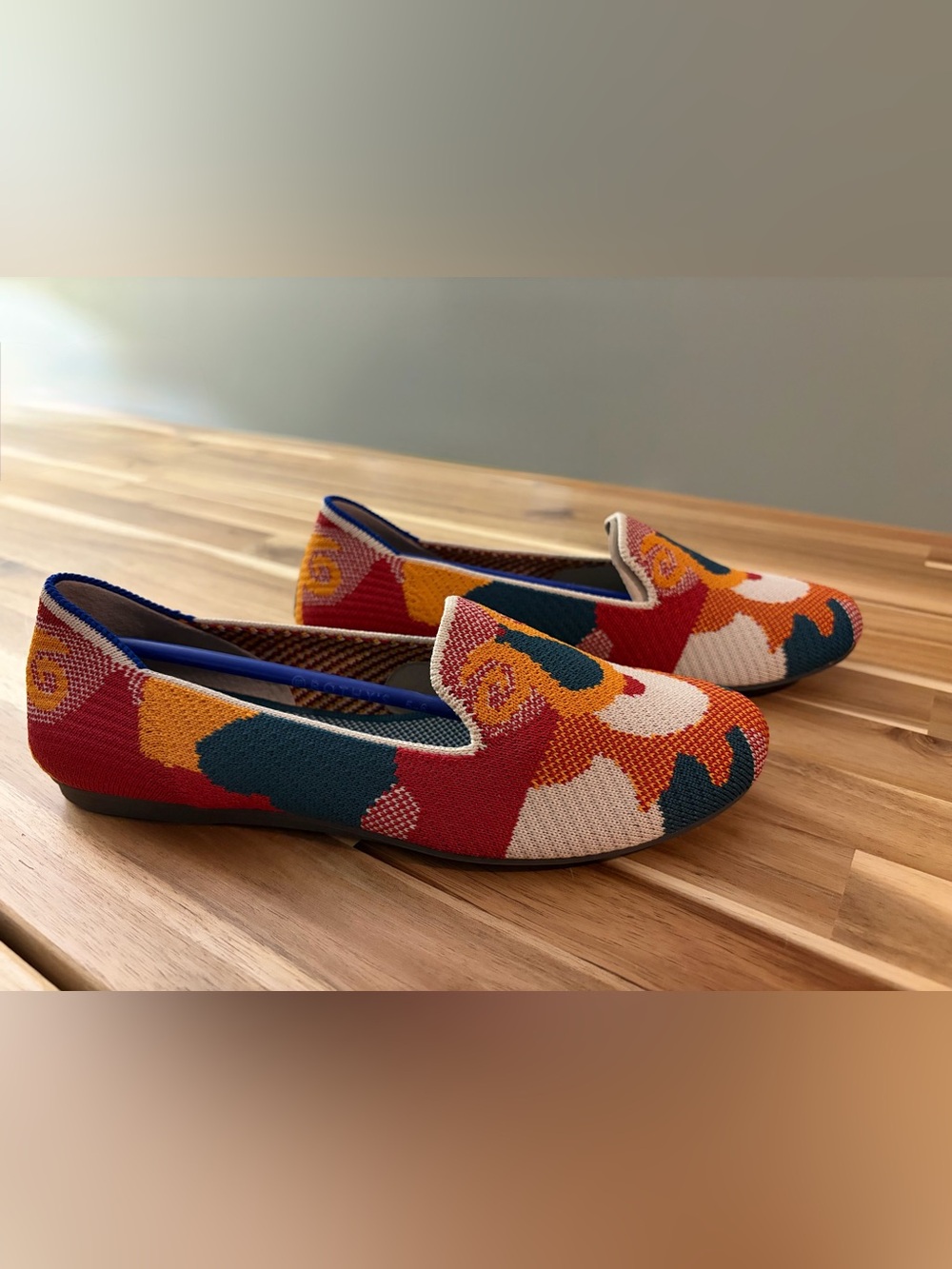 NEW: Rothy’s Moroccan print Amber loafer flats size 5.5 RARE retired print - Picture 9 of 12